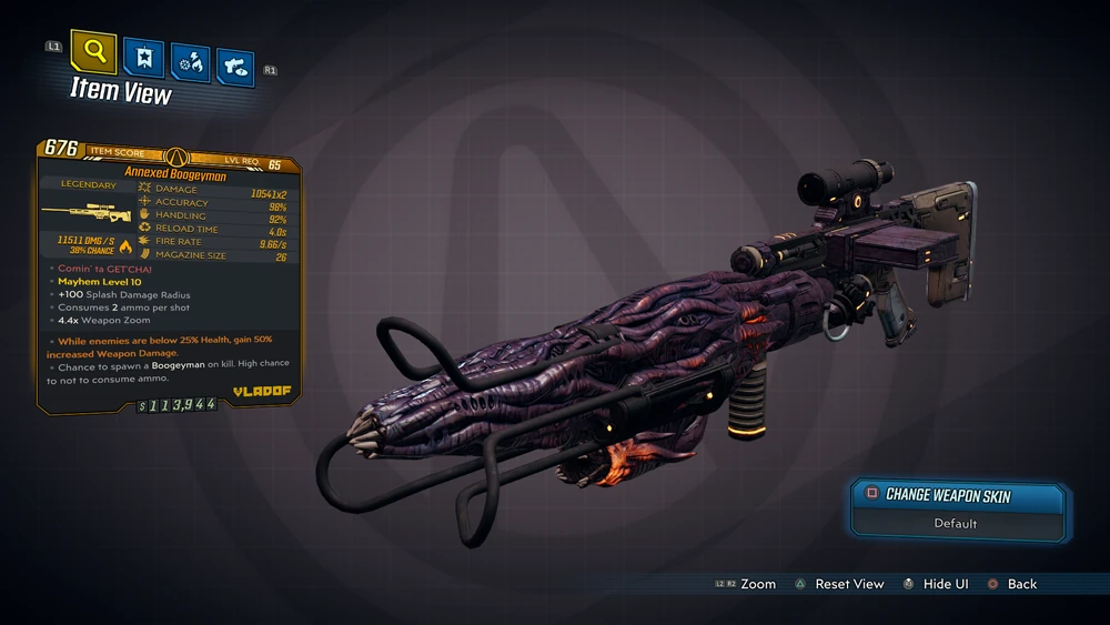 Boogeyman - Vladof Sniper Rifle