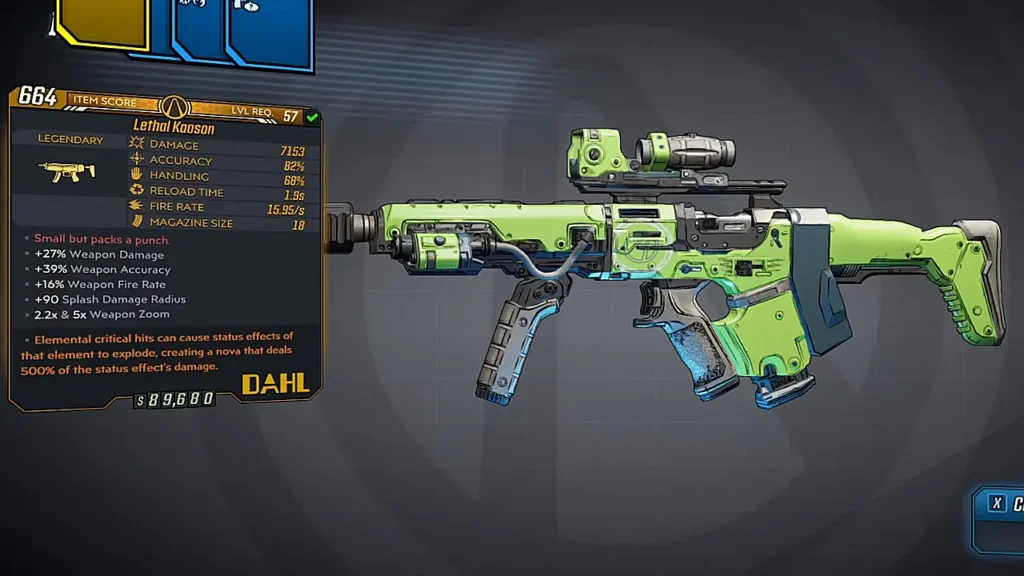 Kaoson - Dahl SMG