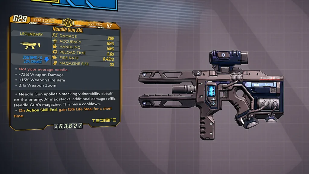 Needle Gun - Tediore SMG