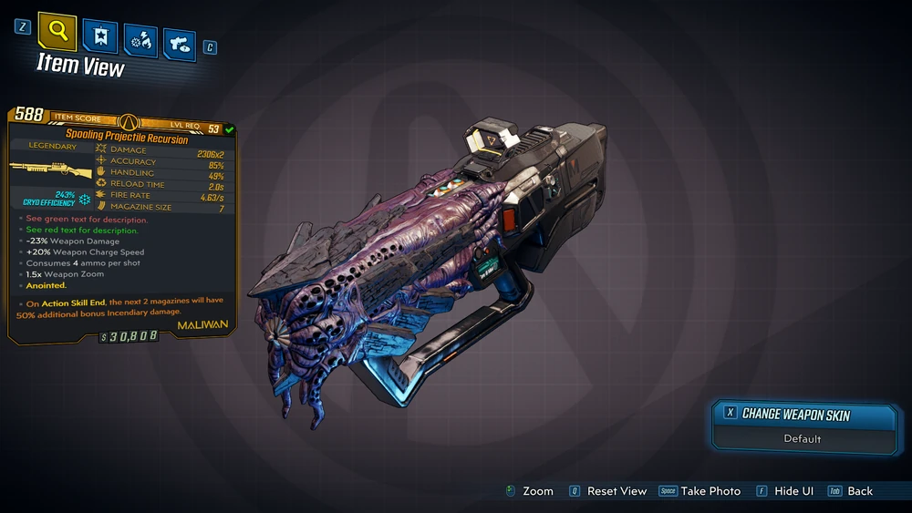 Projectile Recursion - Maliwan Shotgun